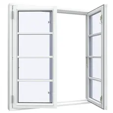 Bondehusvindue 2 fag 8 ruder