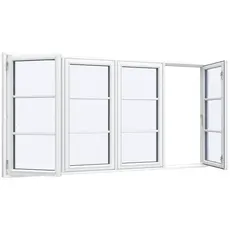 Farmhouse window 4 bays 12 panes