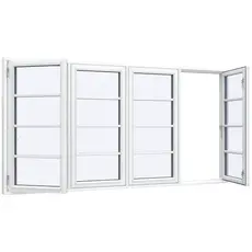 Bondehusvindue 4 fag 16 ruder