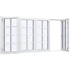 Bondehusvindue 4 fag 32 ruder