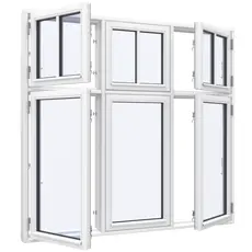 Dannebrogsvindue3 fag 9 ruder 1x2 1