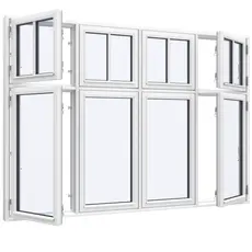 Dannebrogsvindue4 fag 12 ruder 1x2 1