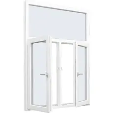 Dreje Kip og fastkarm vindue2 fag – fastkarm I top