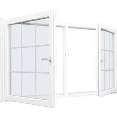 Dreje Kip vindue 2 Fag 18 Ruder