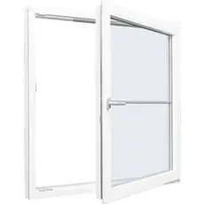 Dreje kip Vindue 1 Fag 2 Ruder vandret sprosse