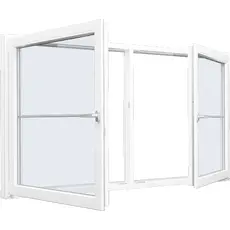 Dreje kip Vindue 2 Fag 4 Ruder