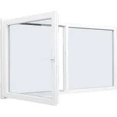 Dreje kip fastkarm vindue 2 fagaabner venstre ind