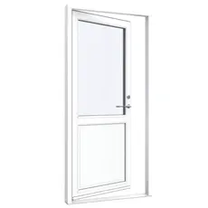 Facadedoer1 fyldning 1 rude