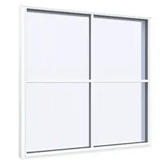 Fastkarm vindue 4 ruder