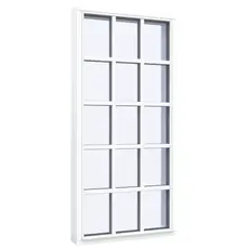 Fastkarmsvindue 15 ruder 3x5 1