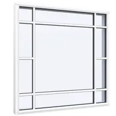 Fastkarmsvindue11 ruder