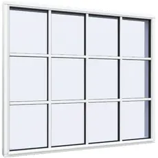 Fastkarmsvindue12 ruder 4x3 1