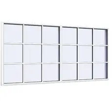 Fastkarmsvindue2 fag 18 ruder