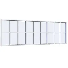 Fastkarmsvindue3 fag 18 ruder 3x2 1