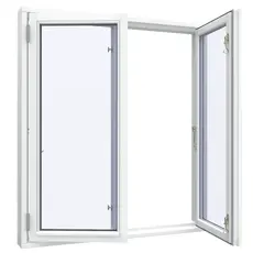 Sidehaengt vindue 2 fag 2 ruder