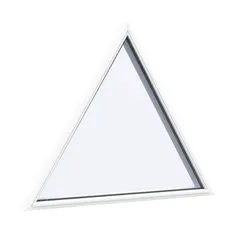 Skraa fastkarm vindue model 1Spidsvinklet trekant